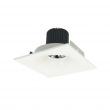  NIO-4SNB30QWW - 4" Iolite LED Square Bullnose, 10-Degree Optic, 800lm / 12W, 3000K, White Finish