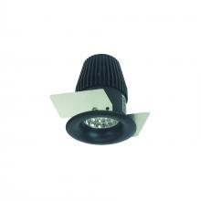  NIOB-1RNB50XBB - 1" Iolite LED BWF Round Bullnose, 600lm, 5000K, Black Reflector / Black Flange