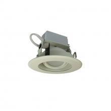  NLCBC-46927XWW - 4" Cobalt Adjustable LED Retrofit, 1000lm / 12W, 2700K, White Reflector / White Flange