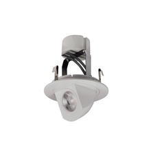  NLCBC-47027XW/A - 4" Cobalt Round Adjustable Elbow LED Retrofit, 800lm / 12W, 2700K, White Finish