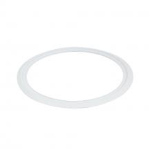  NLCBC-6OR-MPW - Round Oversize Ring for 6" Cobalt Retrofits, Matte Powder White Finish