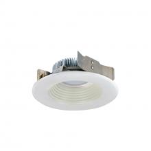  NLCBS-4W528535WW - 4" Cobalt Shallow High Lumen LED Trim, Round Baffle, 850lm, 3500K, White