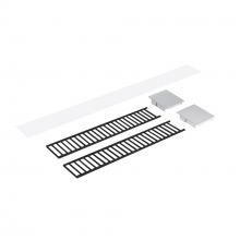  NLUD-2LOUVBA - Louver Accessory Set for NLUD-2334, Black Louver, Aluminum End Caps