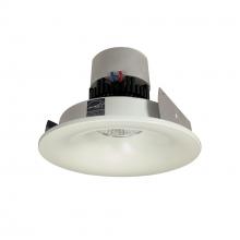  NPR-4RNB40XWW - 4" Pearl LED Round Bullnose Retrofit, 1000lm / 12W, 4000K, White Finish