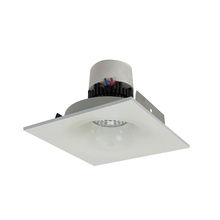  NPR-4SNB27XWW - 4" Pearl LED Square Bullnose Retrofit, 1000lm / 12W, 2700K, White Finish