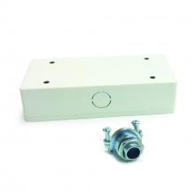  NUA-802W - LEDUR Undercabinet J-Box w/ 2 Female Connectors, White