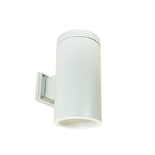  NYLS3-6W1L235NP01WWW - 6" Sapphire III Wall Mount White Cylinder, Matte Powder White Reflector/Matte Powder White