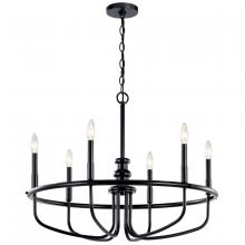  52304BK - Chandelier 6Lt