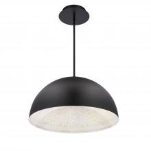  BPD19323-BK - Stardust 23in LED 3000K/3500K/4000K 120V-277V Pendant in Black with Clear Radiance Crystal