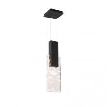  BPD27321-BK - Tryst 21in LED 3000K/3500K/4000K 120V-277V Mini Pendant in Black with Optic Haze Quartz