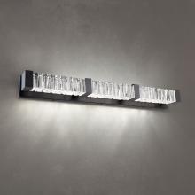  BWS11238-CH - Guild 38in LED 3000K/3500K/4000K 120V-277V Bath Vanity & Wall Light in Polished Chrome with Clear