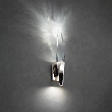  BWS13218-BK - Kindjal 18in LED 3000K/3500K/4000K 120V-277V Wall Sconce in Black with Clear Optic Crystal