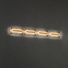  BWS17236-PN - Soiree 36in LED 3000K/3500K/4000K 120V-277V Bath Vanity & Wall Light in Polished Nickel with Clear