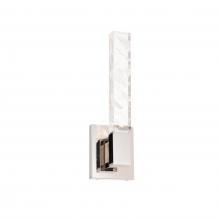  BWS42416-BK - Baton 16in 120/277V LED Wall Sconce in Black with Optic Haze Quartz