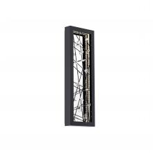  BWSW43318-BK - Dreamcatcher 18in LED 3000K/3500K/4000K 120V-277V Outdoor Wall Sconce in Black