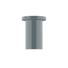 Montclair Light Works FMD425-40 - 3.5" x 6" Beam Flush Mount, Slate Gray