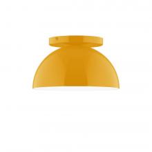 Montclair Light Works FMD431-21-L10 - 8" Arcade LED Flush Mount, Bright Yellow