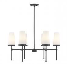  1-2802-6-89 - Haynes 6-Light Chandelier in Matte Black