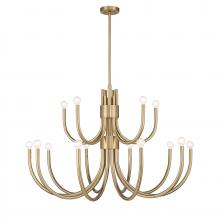  1-6682-15-127 - Sorrento 15-Light Chandelier in Noble Brass