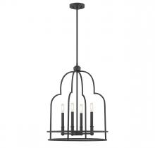  3-6612-4-89 - Diplomat 4-Light Pendant in Matte Black