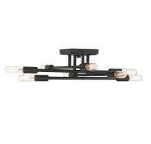  6-7003-8-89 - Lyrique 8-Light Ceiling Light in Matte Black