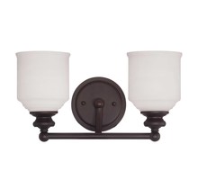  8-6836-2-13 - Melrose 2-Light Bathroom Vanity Light in English Bronze