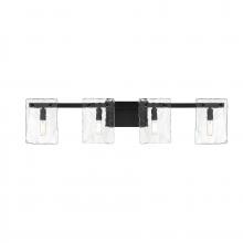  8-8204-4-BK - Genry 4-Light Bathroom Vanity Light in Matte Black