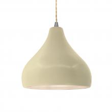  CER-6563-VAN-NCKL-BEIG-TWST - Medium Droplet 1-Light Pendant