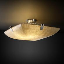  CLD-9611-25-MBLK-LED-3000 - 18" Semi-Flush Bowl w/ U-Clips