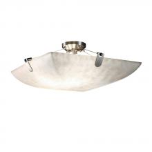  CLD-9612-25-NCKL-LED-5000 - 24" Semi-Flush Bowl w/ U-Clips