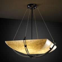  CLD-9727-35-MBLK-LED-6000 - 48" Pendant Bowl w/ Crossbar