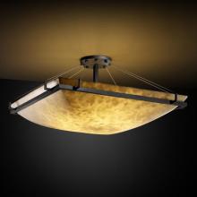  CLD-9787-25-DBRZ-LED-6000 - 48" Square Semi-Flush Bowl w/ Ring