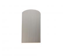  CER-5740-BIS-LED1-1000 - Small ADA LED Pleated Cylinder Wall Sconce