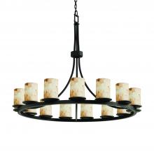  ALR-8716-10-MBLK - Dakota 21-Light 1-Tier Ring Chandelier