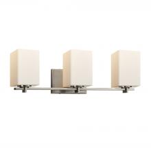  FSN-8443-15-OPAL-NCKL - Era 3-Light Bath Bar