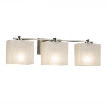  FSN-8443-55-WEVE-NCKL - Era 3-Light Bath Bar