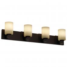  FSN-8924-10-WEVE-DBRZ - Modular 4-Light Bath Bar