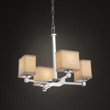  FAB-8420-55-CREM-CROM - Tetra 5-Light Chandelier