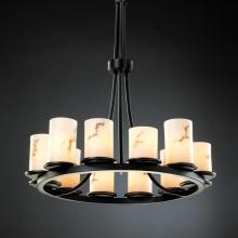  FAL-8763-10-MBLK - Dakota 12-Light Ring Chandelier (Tall)