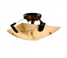  FAL-9610-25-DBRZ-LED-2000 - 14" Semi-Flush Bowl w/ U-Clips