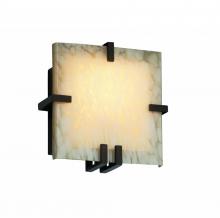  FSN-5550-DROP-DBRZ-LED-1000 - Clips Square Wall Sconce (ADA)