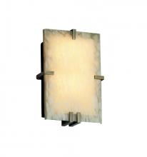  FSN-5551-DROP-DBRZ-LED-2000 - Clips Rectangle Wall Sconce (ADA)