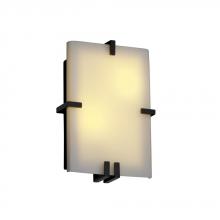  FSN-5551-OPAL-DBRZ-LED-2000 - Clips Rectangle Wall Sconce (ADA)