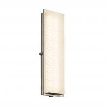  FSN-7565W-WEVE-NCKL - Avalon 24" ADA Outdoor/Indoor LED Wall Sconce