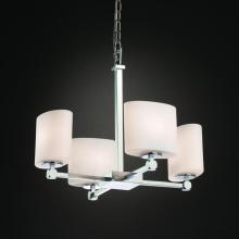  FSN-8420-30-OPAL-CROM - Tetra 5-Light Chandelier