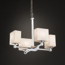  FSN-8420-55-OPAL-CROM - Tetra 5-Light Chandelier