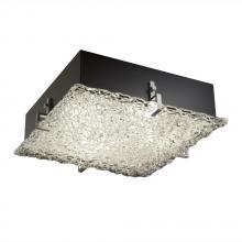  GLA-5555-LACE-MBLK-LED-2000 - Clips 12" Square Flush-Mount