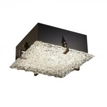  GLA-5557-LACE-DBRZ-LED-3000 - Clips 16" Square Flush-Mount