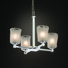  GLA-8420-16-WTFR-CROM - Tetra 5-Light Chandelier