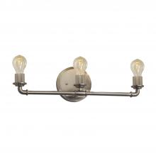  NSH-8463-NCKL - Bronx 3-Light Bath Bar